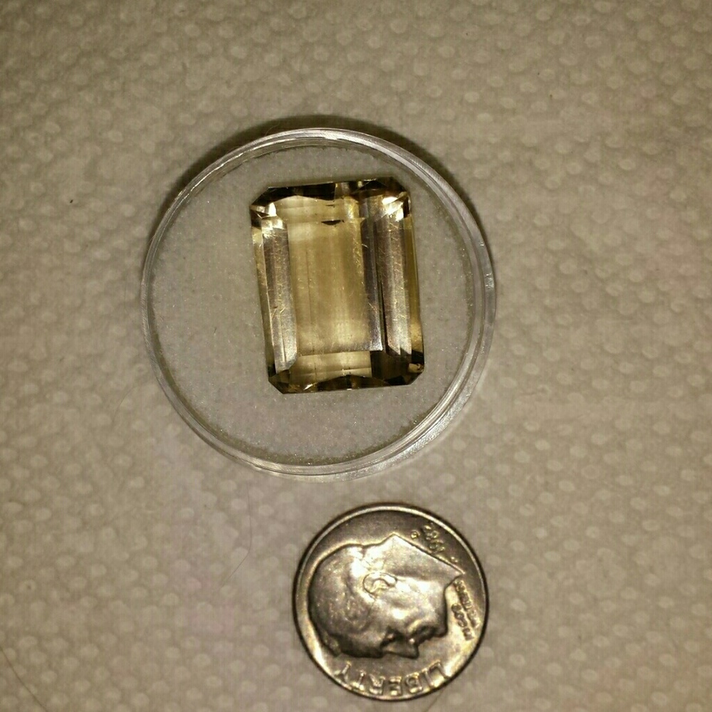 Smokey topaz gemstone